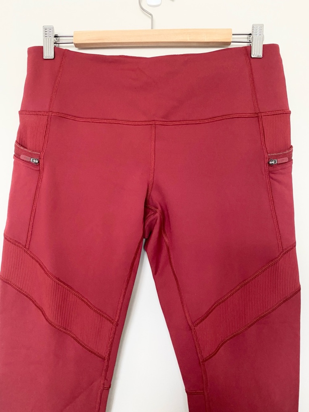 Lululemon Keep The Fleece Tight 28” in Dark Red Sz 10 - Picture 7 of 16